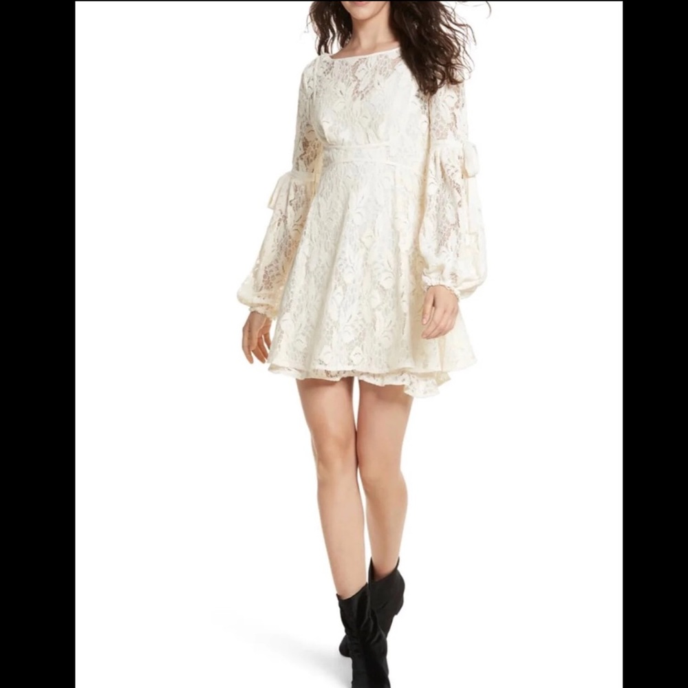 NWOT Free People Ruby Lace Dress